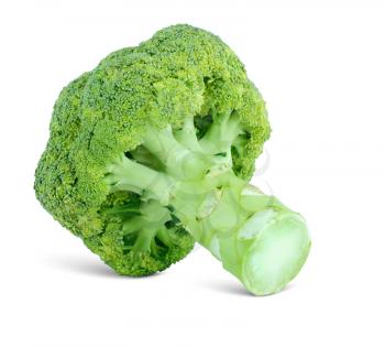 grade of cabbage broccoli, isolated on the white