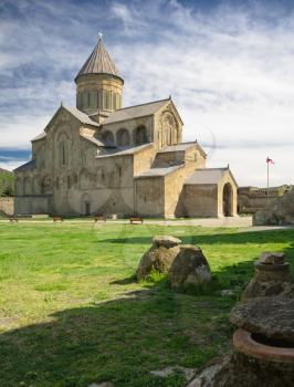 Sveticxoveli medieval orthodox castle-cathedral, one of the symbols of Georgia