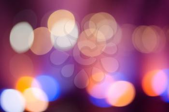 Beautiful multi-colored bokeh background for use in design