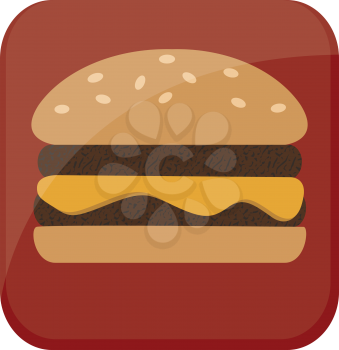 hamburger icon vector illustration