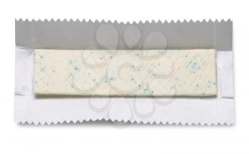 chewing gum isolated on white background with clipping paths