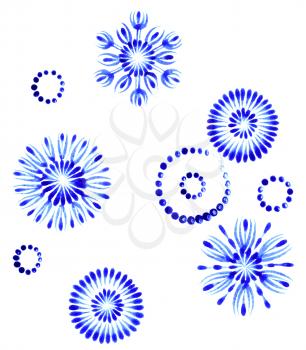 Royalty Free Clipart Image of a Decorative Circles