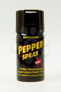 German can of pepper spray for self defense