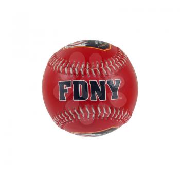 Baseball isolated on white with clipping path, FDNY