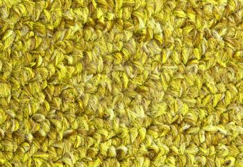 Carpet texture close-up, yellow furry carpet texture background