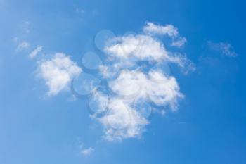 Clouds with blue sky, cold dutch sky