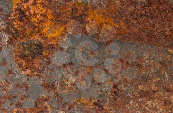 Rust backgrounds - Close-up of old metal covert in rust