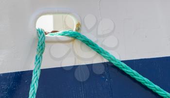 Bow of a vessel from sideway - Selective focus