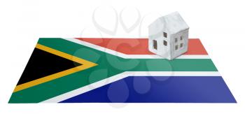 Small house on a flag - Living or migrating to South Africa