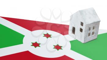 Small house on a flag - Living or migrating to Burundi