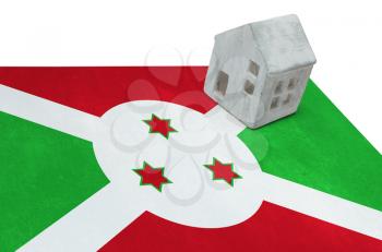 Small house on a flag - Living or migrating to Burundi