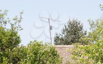 Television antenna, used for receiving different tv-channels and radio