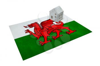 Small house on a flag - Living or migrating to Wales