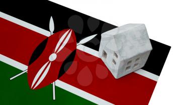Small house on a flag - Living or migrating to Kenya