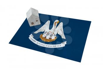 Small house on a flag - Living or migrating to Louisiana