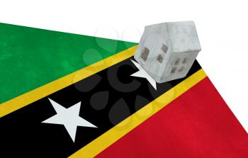 Small house on a flag - Living or migrating to Saint Kitts and Nevis