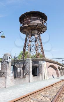 Old water tower at a railway station - Not in use anymore