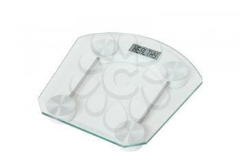Weight scale isolated on a white background - Healthy