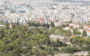 Panoramic view of Athens from the Acropolis