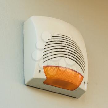 Alarm hanging on a wall - Private home
