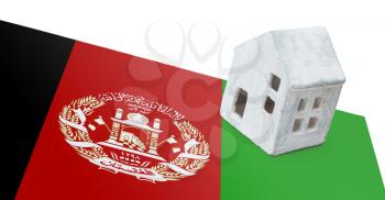 Small house on a flag - Living or migrating to Afghanistan