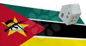 Small house on a flag - Living or migrating to Mozambique