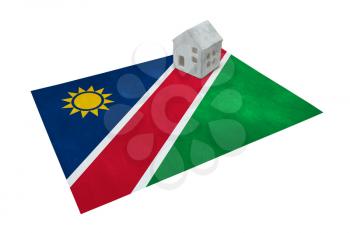 Small house on a flag - Living or migrating to Namibia
