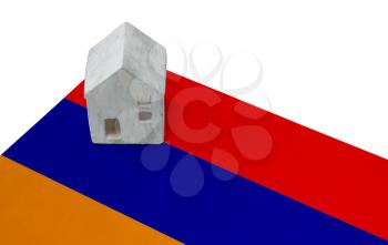 Small house on a flag - Living or migrating to Armenia