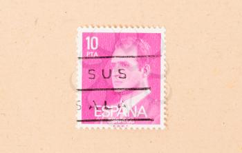 SPAIN - CIRCA 1980: A stamp printed in Spain shows the President, circa 1980