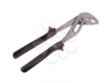 Groove pliers isolated on a white background