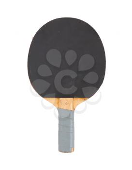 Pingpong racket isolated on a white background