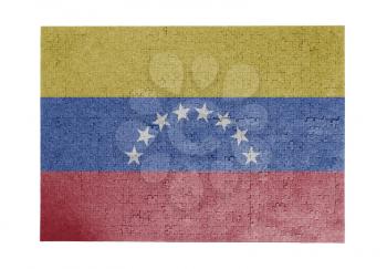 Large jigsaw puzzle of 1000 pieces - flag - Venezuela