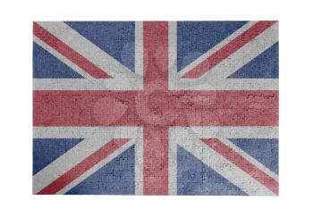 Large jigsaw puzzle of 1000 pieces - flag - United Kingdom