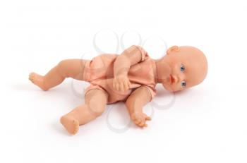 Baby toy (no trademark), isolated on white