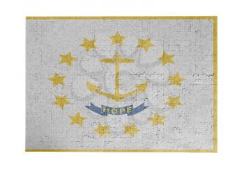 Large jigsaw puzzle of 1000 pieces - flag - Rhode Island