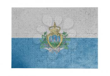Large jigsaw puzzle of 1000 pieces - flag - San Marino