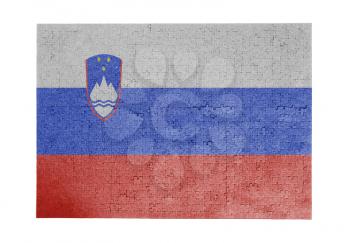 Large jigsaw puzzle of 1000 pieces - flag - Slovenia