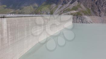 Dam Grande Dixence - Worlds highest gravity dam - Switzerland