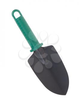 Small shovel isolated on a white background