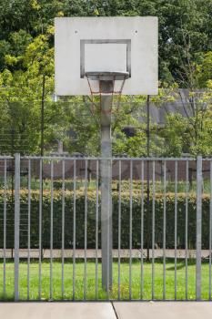 Basketball court in an old jail, the Netherlands