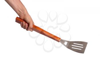 Barbecue spatula isolated on a white background
