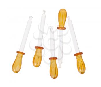 Chemistry apparatus - Glass pipet with rubber bulb