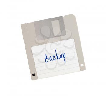 Floppy Disk - Tachnology from the past, isolated on white - Backup