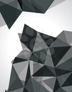  Abstract geometric 3D background. Vector illustration.