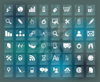 Quality icon Set (Service, Medical, Media, Mail, Mobile, ,Web , Camping icons, Butterfly) 