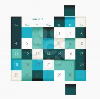 Calendar to schedule monthly, convenient planner 