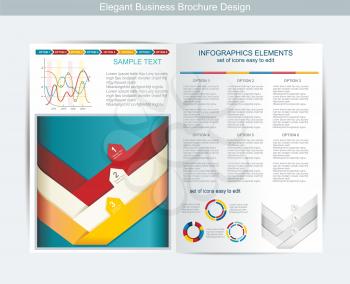 elegant business brochure design