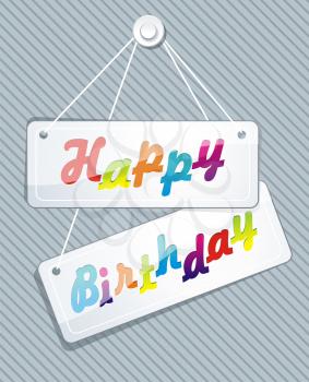 illustration of birthday card