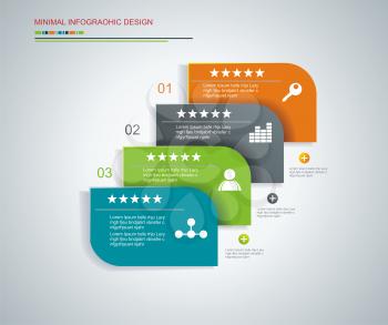  Vector template for interface or infographic ready to place for your content 
