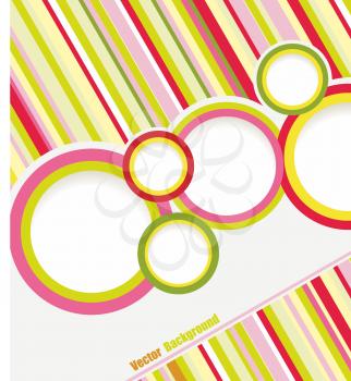 abstract colored background with circles. 